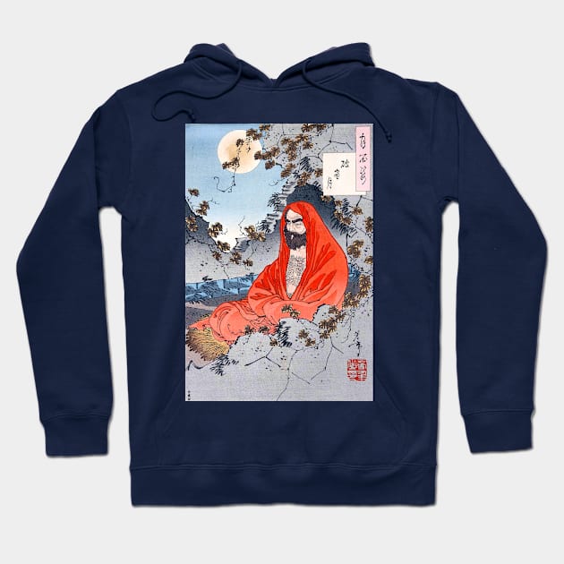 Yoshitoshi's Boddhidharma Hoodie by Mosaicblues